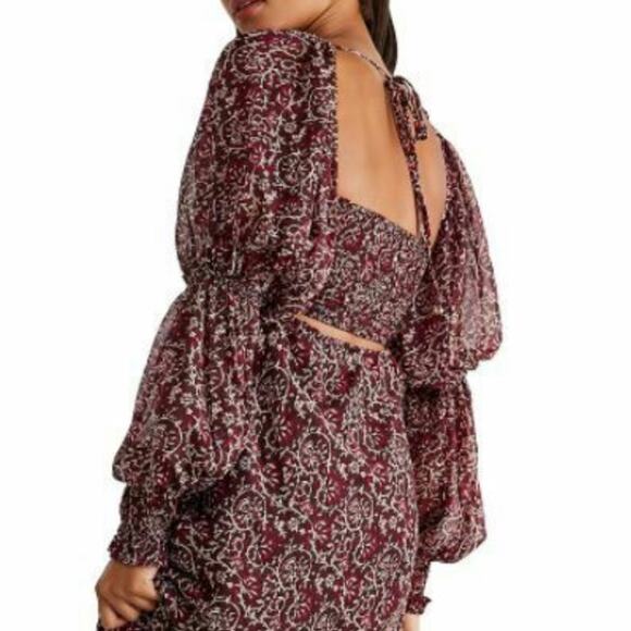 0234 NEW Free People Long Sleeve Dress - Picture 3 of 4